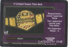 REVOLUTION WWE United States Title Belt